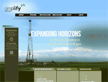 Tablet Screenshot of amplifyenergy.com